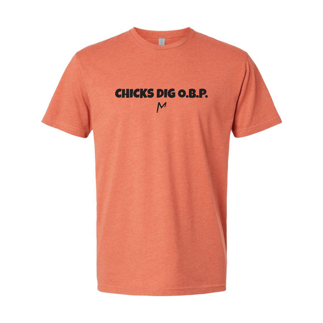 Chicks dig o.p.b front apparel orange 