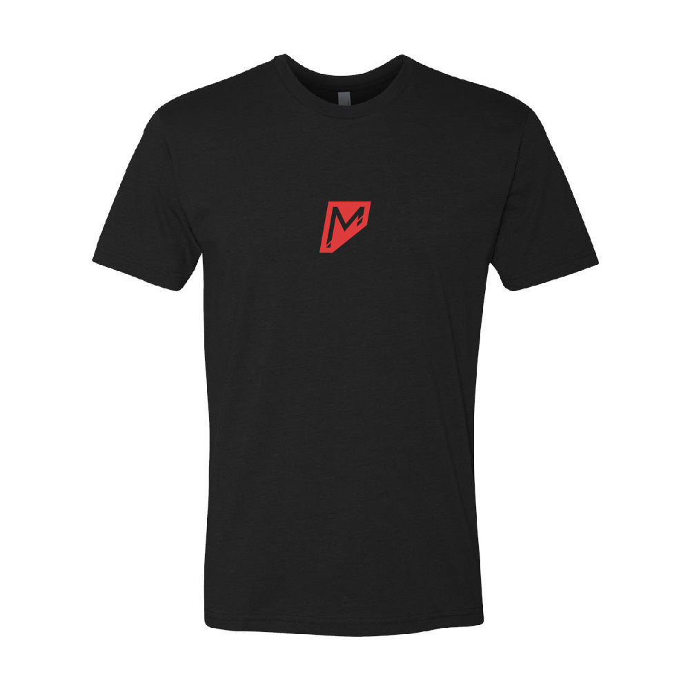Momentum Apparel Shield Red Tee front